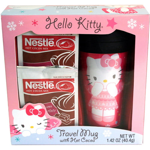 Hello Kitty Mug /& Spoon Gift Set With Nestle Hot Cocoa Mix